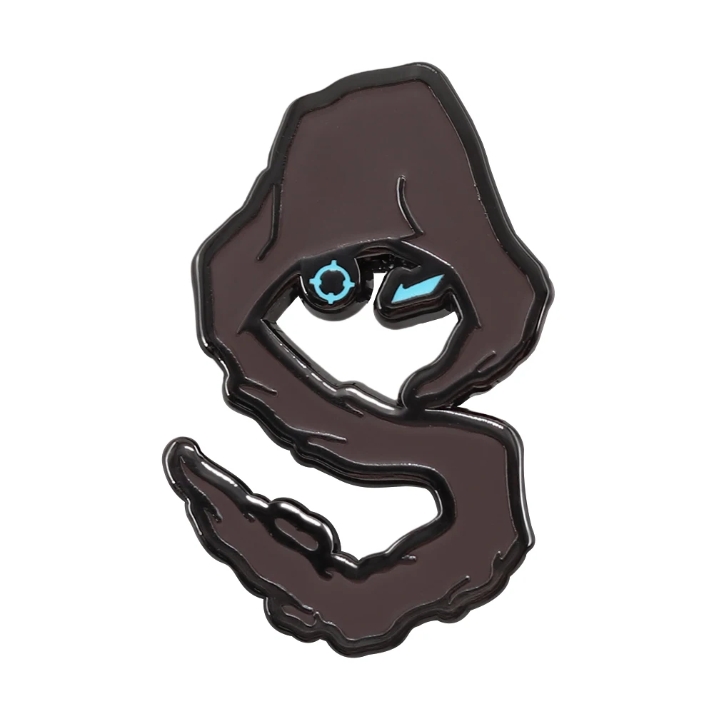 PUBG TV Anchor First Person Shroud Brooch Game The Great Demon King Cartoon Image Badge Game Enthusiasts Backpack Ornament Gift
