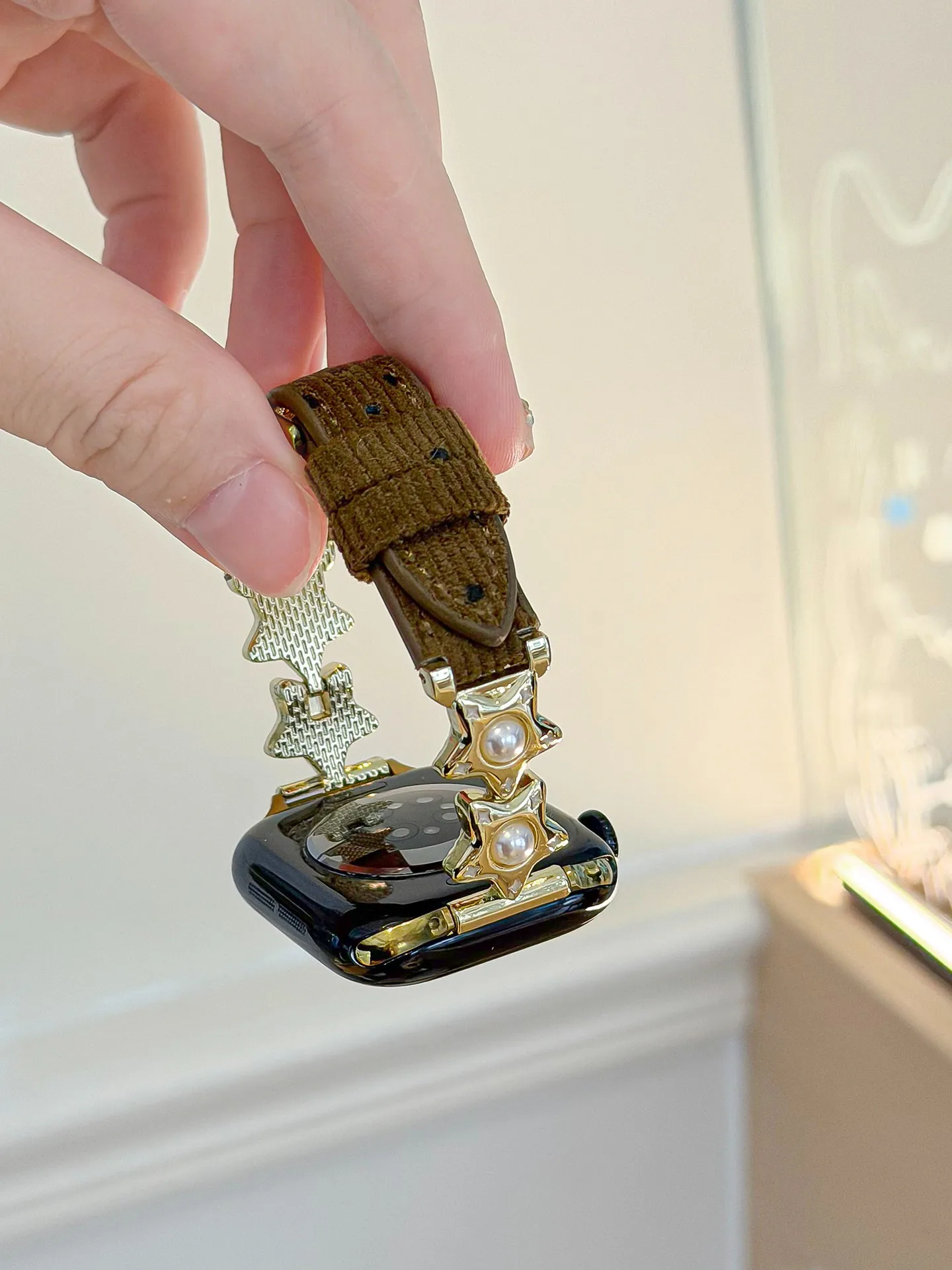 

Ремешок Star Corduroy для iWatch 38 мм, 40 мм, 41 мм, 42 мм, 44 мм, 45 мм, 49 мм, модный ремешок