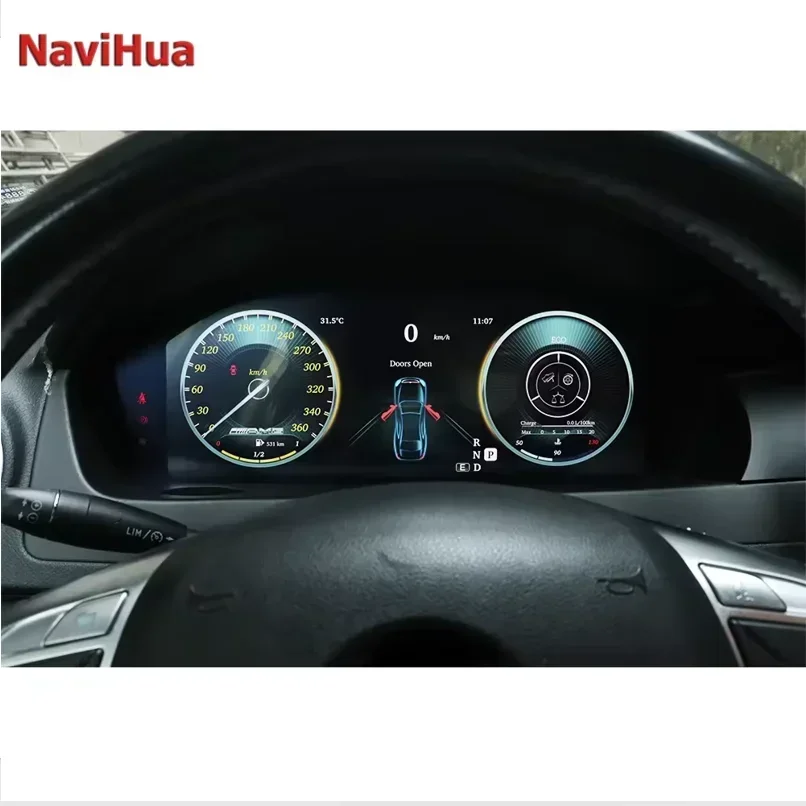 

Цифровая приборная панель с LCD-спидометром, виртуальный кокпит для Mercedes Benz C-класса W204 2011-2014 NTG4.5