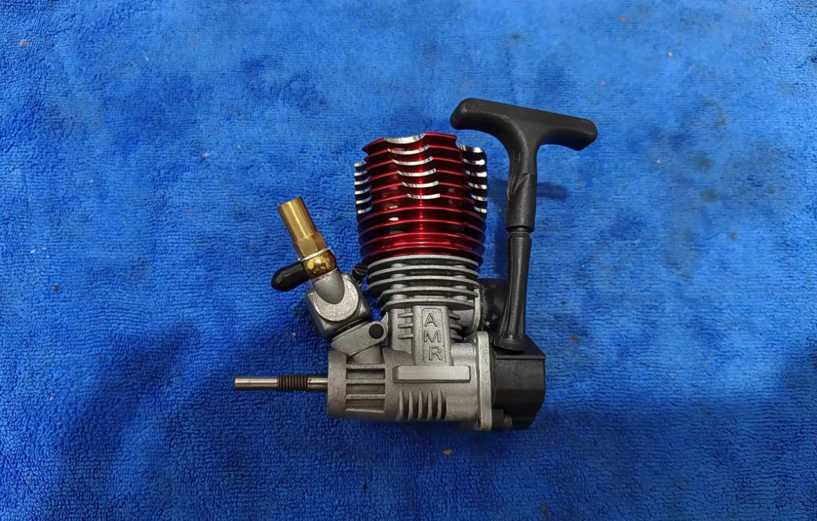 Taiwan AMR 1:14 Gas Powered RC Off-Road Car truck, 10 Class Engine motor, New (Glow Plug R3/OS8 Compatible)