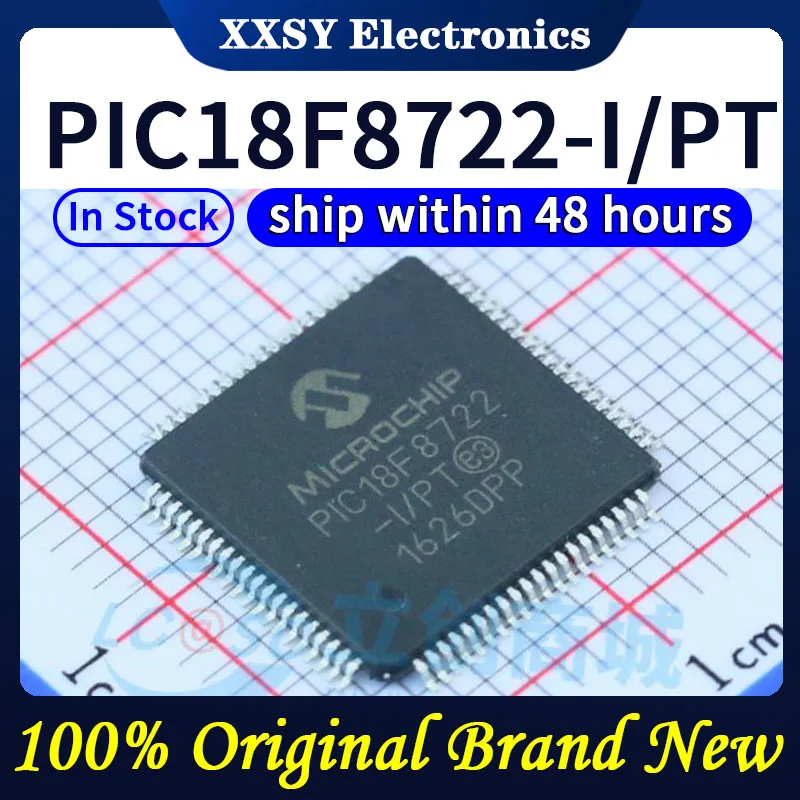 PIC18F8722-I/PT In stock  PIC18F8722  100% Quality Original New