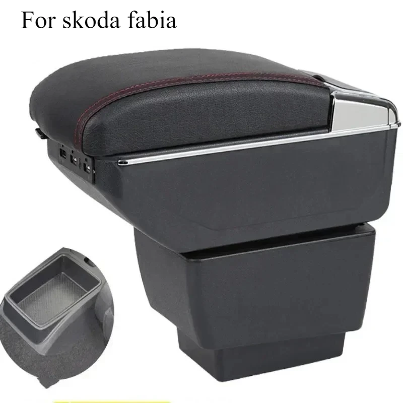 

For Skoda Fabia Armrest For Skoda Fabia 3 III Combi 2015-2021 Car Armrest box Retrofit parts Storage car accessorie