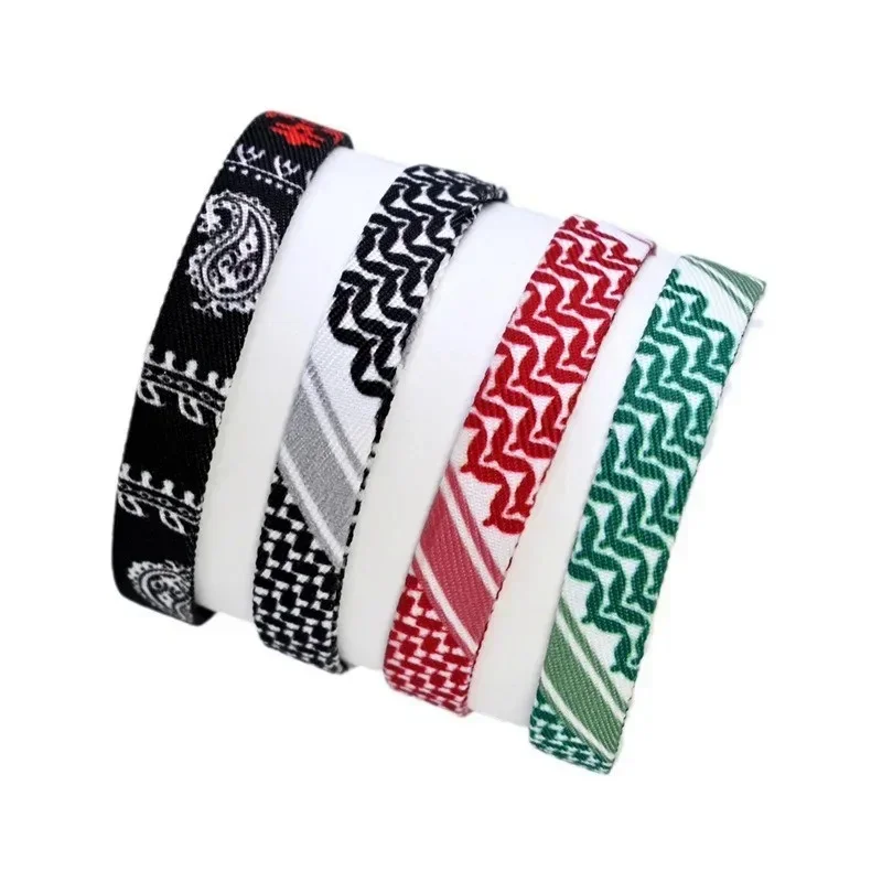 Classic Ethnic Style Hand Woven Fabric Multicolor Bracelet Men Women Accessories Charm Casual Daily Jewelry Gift