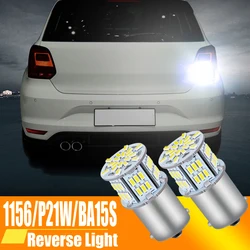 Lámpara LED de luz de marcha atrás para coche VW, lámpara Blub P21W BA15S Canbus para VW Passat B5 B5.5 B6 Golf mk3 mk4 mk5 mk6 3 4 5 6 Polo 6n 6r 9n Touran, 2 piezas