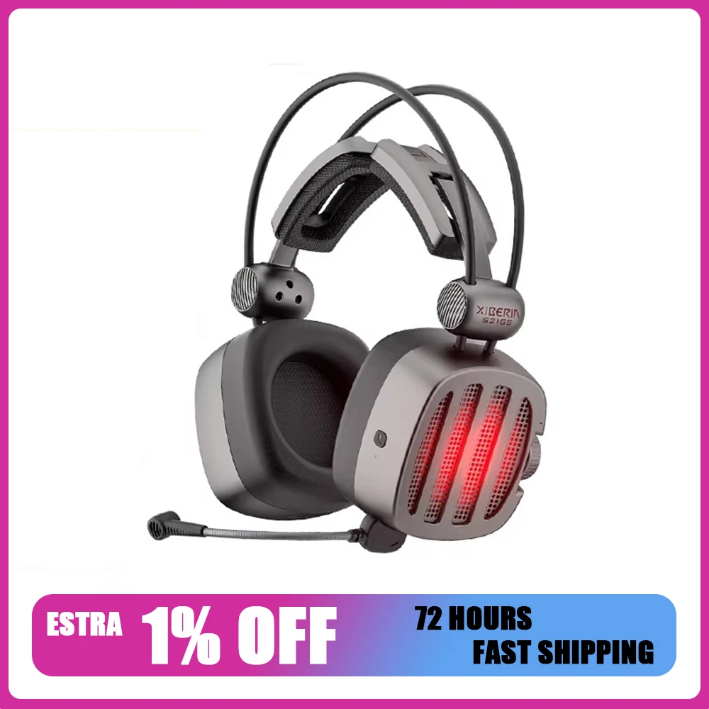 

XIBERIA S21GS Wireless Headphones Three Modes 7.1 Surround Sound Effect Low Delay Gaming Earphone Long Battery Life PC Gamer