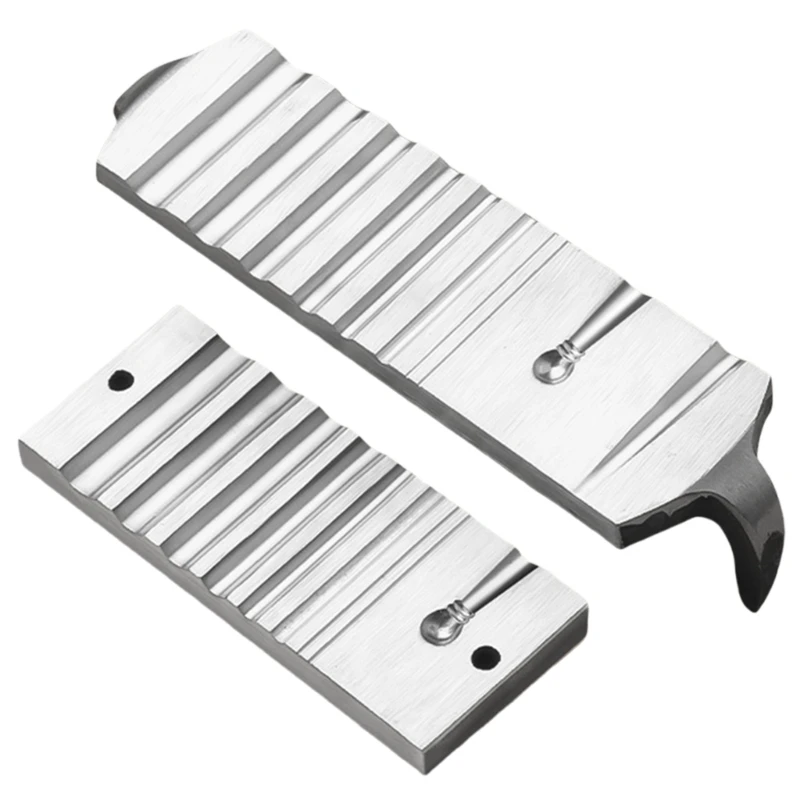 Iron Semicircular Grooves for Thin Bracelet Making Swage Block Jewelry Equipment Professional Metalworking Hand Tool