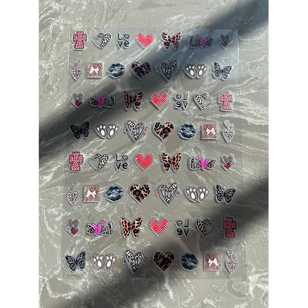 Наклейки для ногтей в стиле пи – обзор и цена Nail Art Leopard