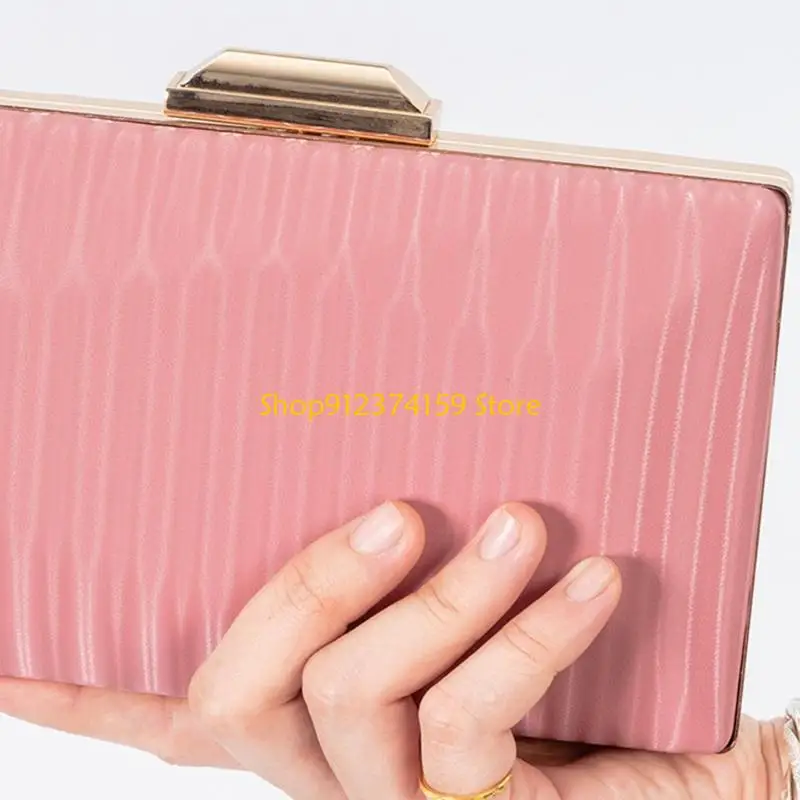 G5AE Evening Bags for Women Purses Clutches Banquet Handbags Trendy Shoulder Crossbody Bags with 2 Detachable Chains