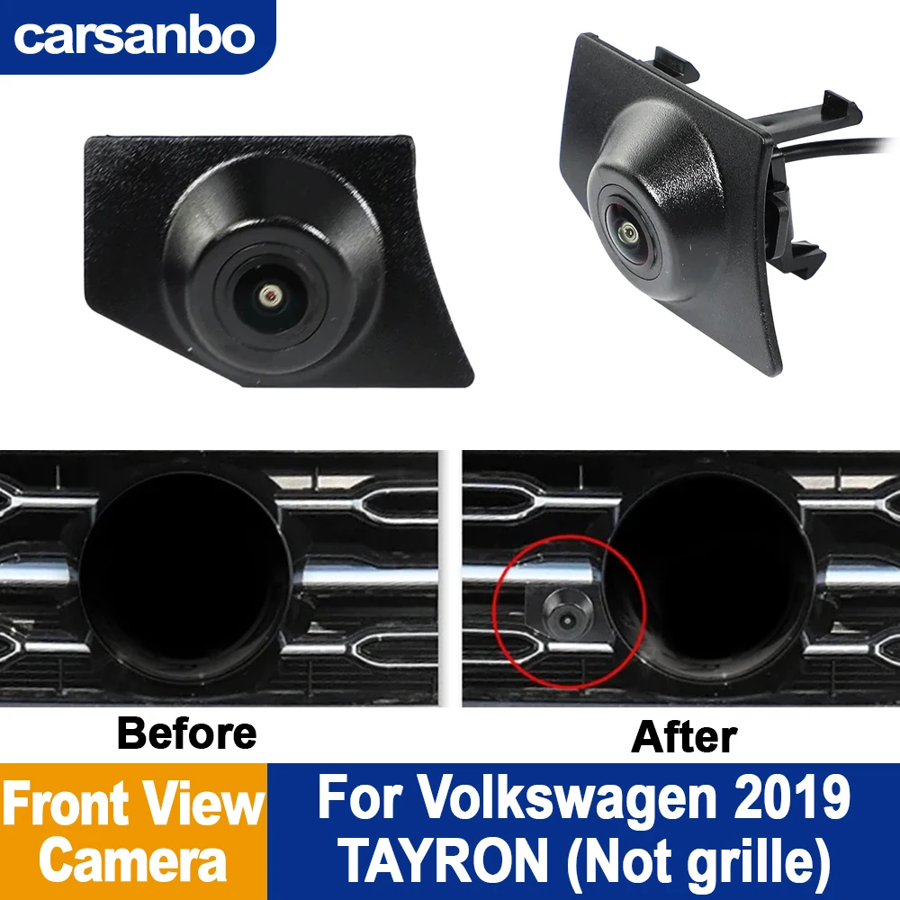 

Carsanbo Car Front View Camera For Volkswagen 2019 Tayron Night Vision Wide Angle 150° Fisheye OEM Camera