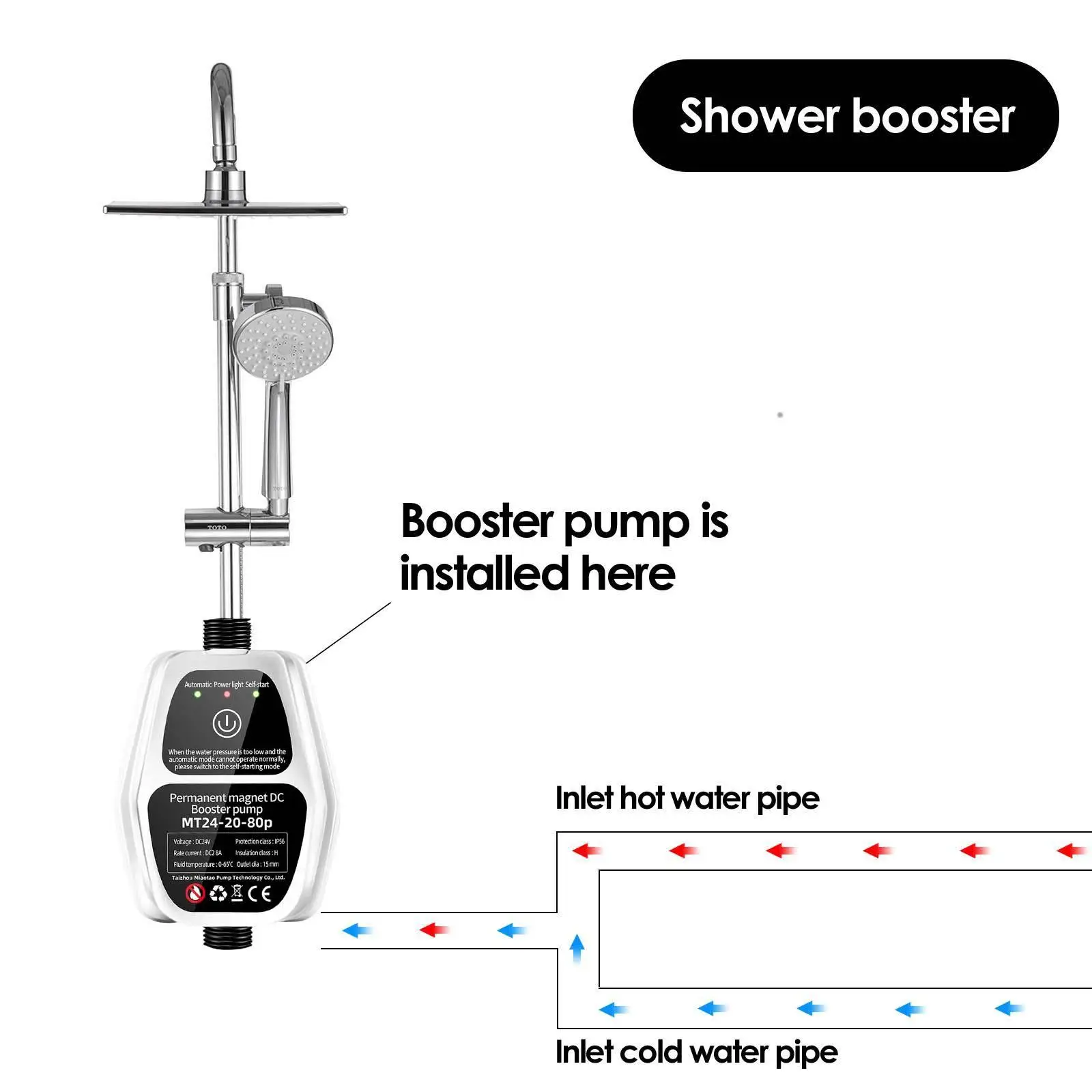 auto-24v-water-pressure-boost-pump-silent-jet-circulating-system-for-bathroom-kitchen-household-shower
