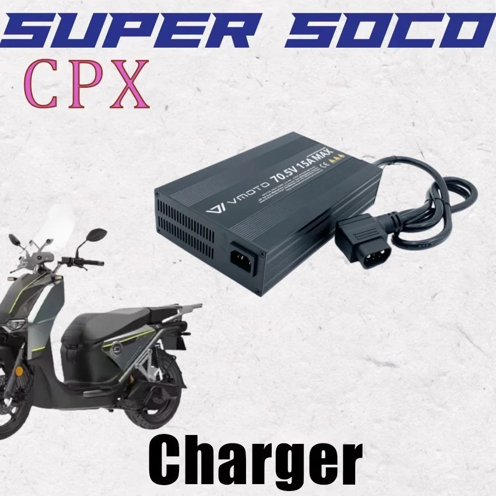 

New Fit Super Soco CPX Charger Special Charger 70.5V 15A For Super Soco CPX