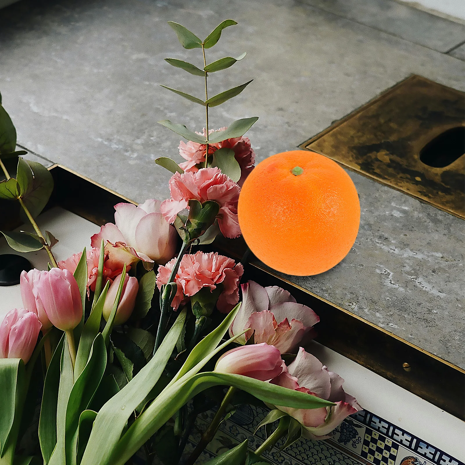 

Artificial Orange Fruit Photo Prop Realistic Foam Smooth Home Decoration Education Display Gift for Kids