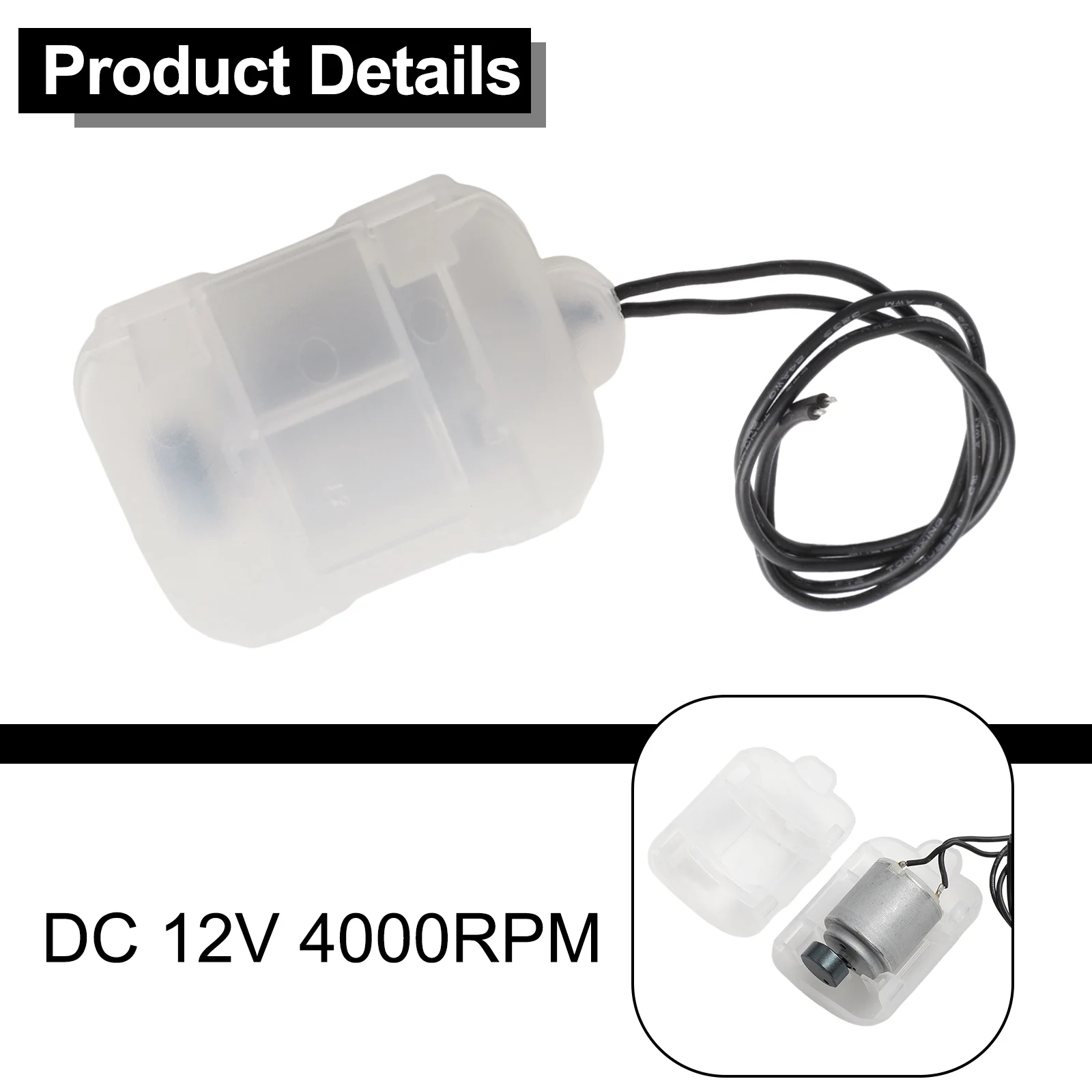 For Vacuum Cleaners Vibrating Motor Vibration Motor For Machines For Household Appliances 200mm Cable Length Strong Power