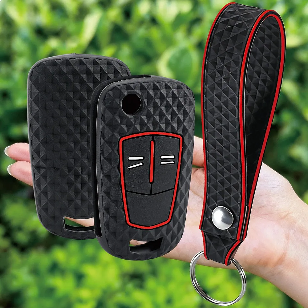 Car Remote Key Fob Cover Case Shell Keychain for Opel Vauxhall Astra J Corsa D Insignia Vectra C Zafira 2 Button