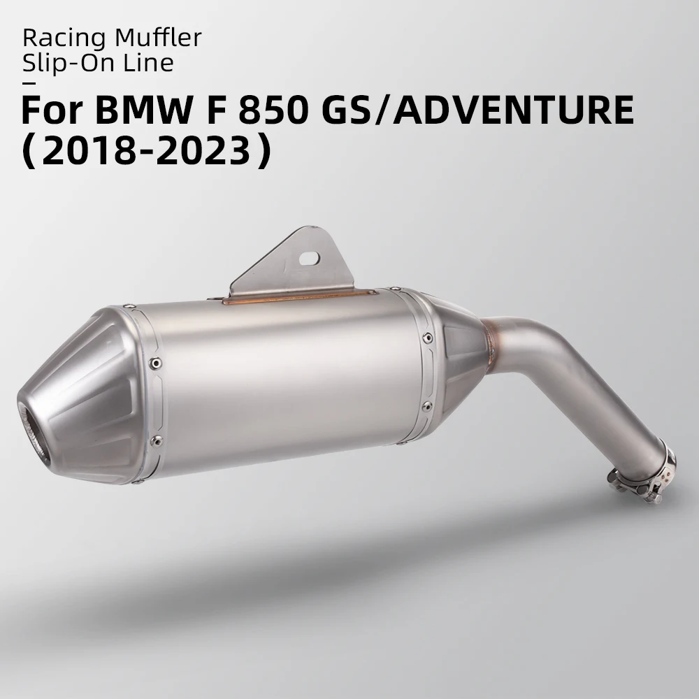 

For BMW F750GS F850GS F750 GS 2018 - 2023 Modified Escape Muffler Enhance Motorcycle Exhaust Middle Link Pipe Catalyst Delete