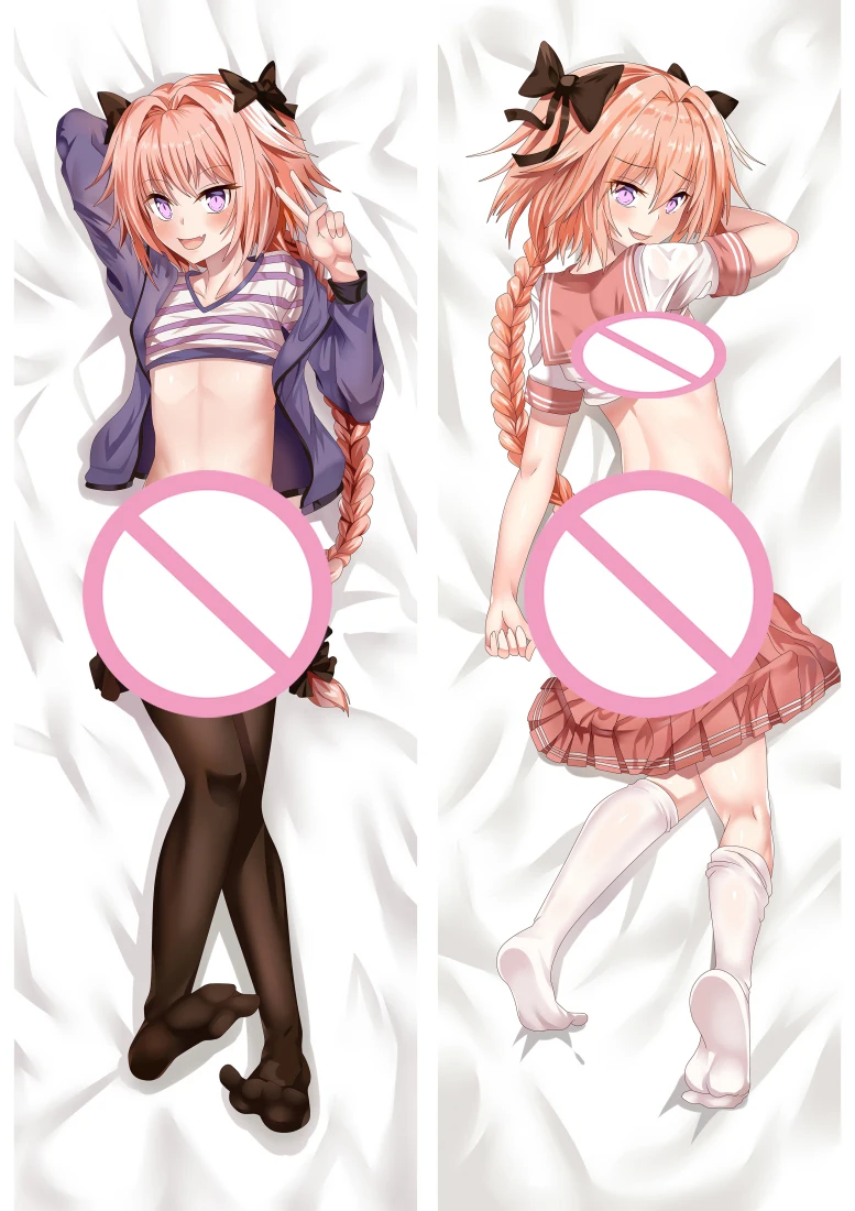 Astolfo Rider Fate/apocrypha Dakimakura Anime Hugging Body Pillow Case 2 Side Print Soft Custom Throw Soft Pillowcase Otaku Gift