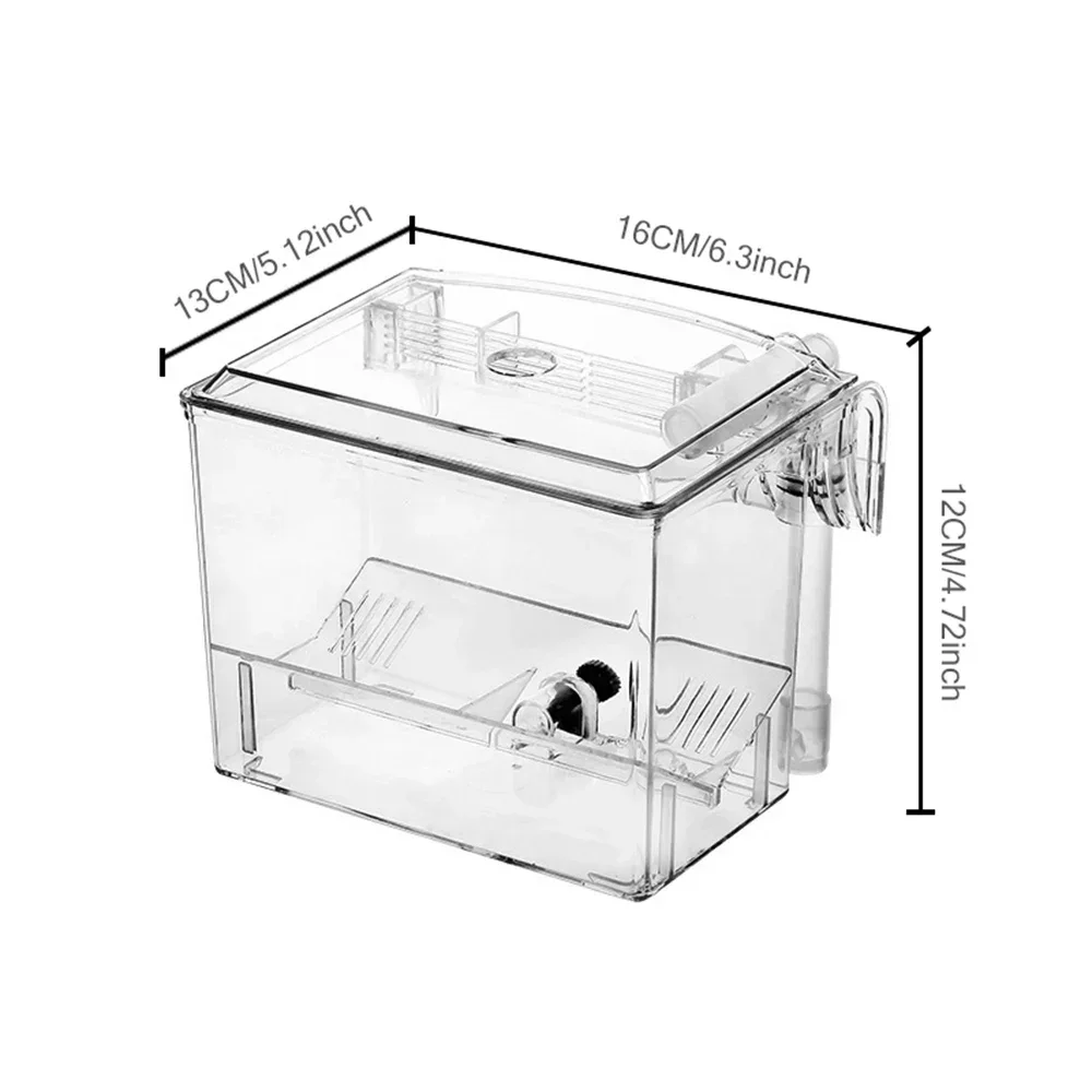 Box Isolation Water External Hanging Arrival Wall Fish Breeding Transparent New With Pump Aquarium Tank