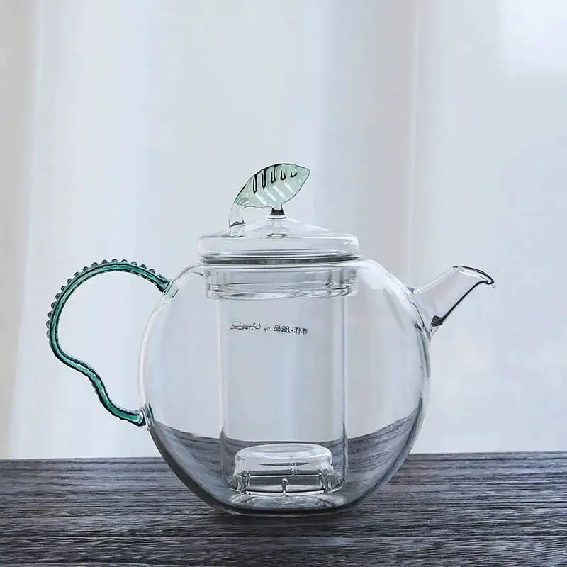In Stock, Imported From Japan, Handmade Heat-Resistant Transparent Teapot With Glass Filter, Can Be Heated