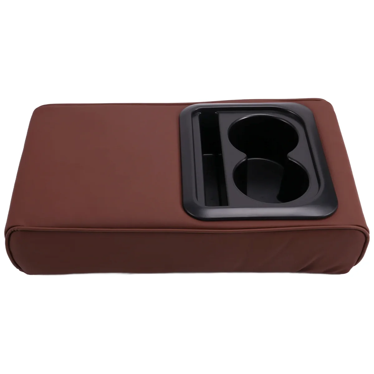 

Car Armrest Box Pad,Anti-Fatigue Elbow Support Pad Universal Central Armrest Pad with Rear Seat Cup Holder Storage Brown