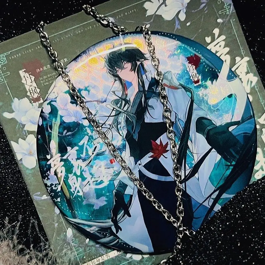 2 Pçs/lote Jogo Honkai: Star Rail Cartão Requintado E Broche DanHeng·lmbibitorLunae Terrae Pin Cosplay Emblema Roupas Decoração Presente