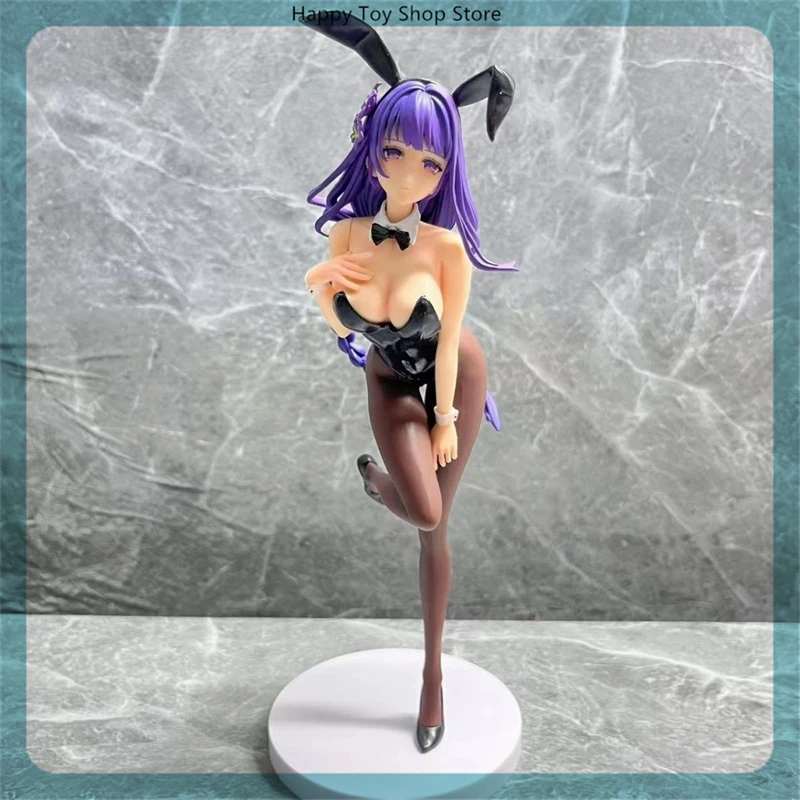 

25cm Genshin Impact Raiden Shogun Bunny Girl Game Girl Figures Models Statue Models Boys Collectible Ornament Doll Toy Gift