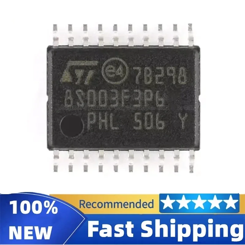 100% New STM8S103F3P3 STM8S103F2P6 STM8S103F3P3 STM8S103F3M6 STM8S103F2M6 TSSOP-20  ST Brand new and original