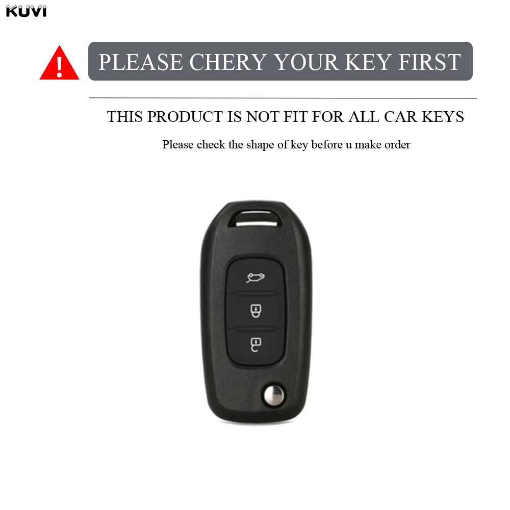 TPU Car Flip Key Case Cover Fob Shell For Renault Kadjar Captur Megane Sandero Stepway Logan Clio 5 2022 Arkana 2020 2021 Kwid