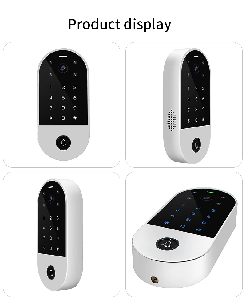 Wifi Tuya Smart APP Video Door Phone RFID Card Keypad 1080P Home Outdoor Doorbell Camera Wifi Viedo Intercom Access Control