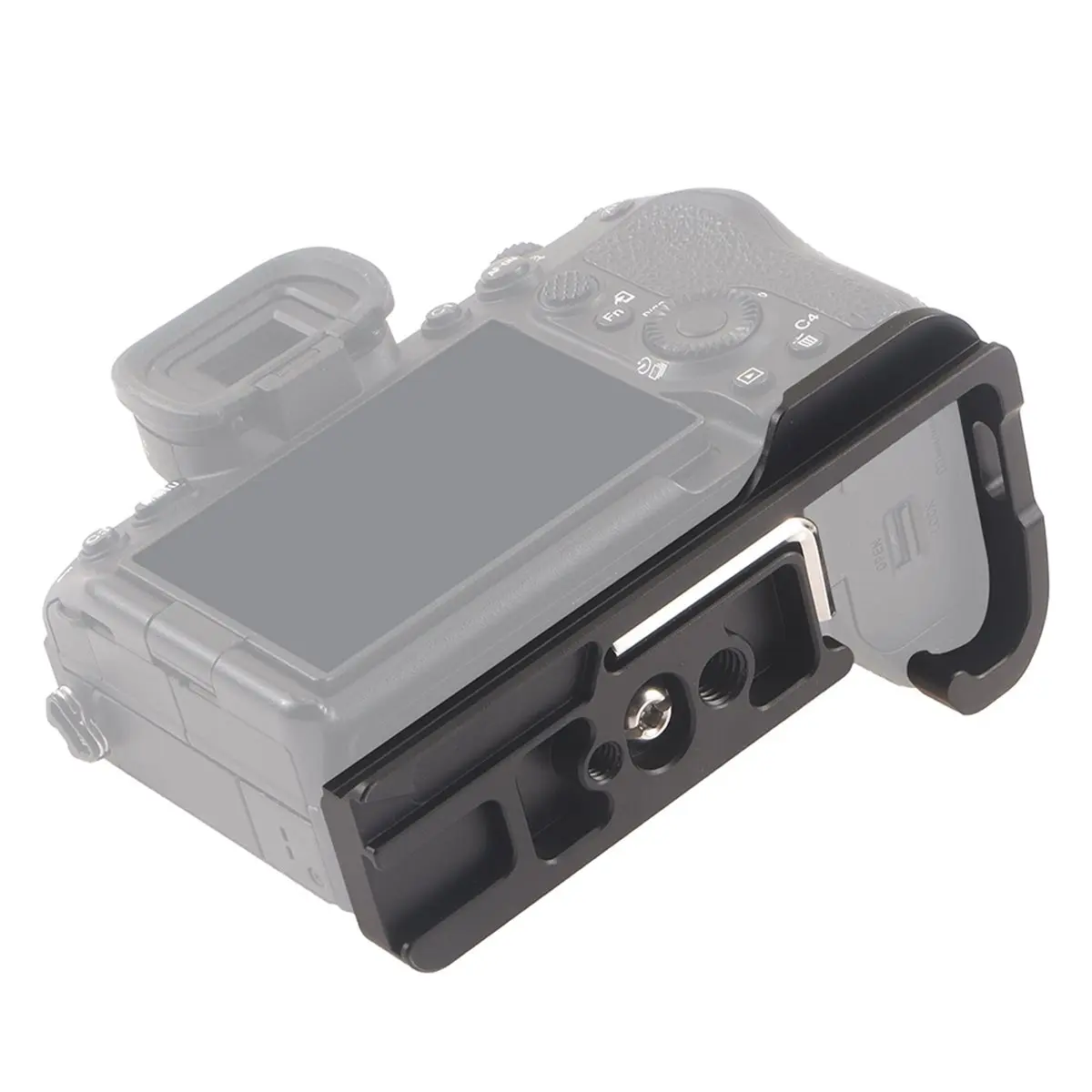 Homegood A7V Baseplate Quick Release Hand Grip for Sony A7M5 A7M4 A7RM5 A7S3 Camera for Arca Swiss Tripod Head Stabilize