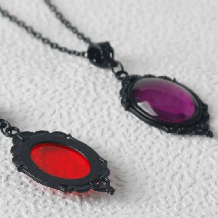 

Gothic Sle Re Crystal Pendant Nelace Faion Trend Accory Cross-Border Vintage Carving Jewelry Chain Accory