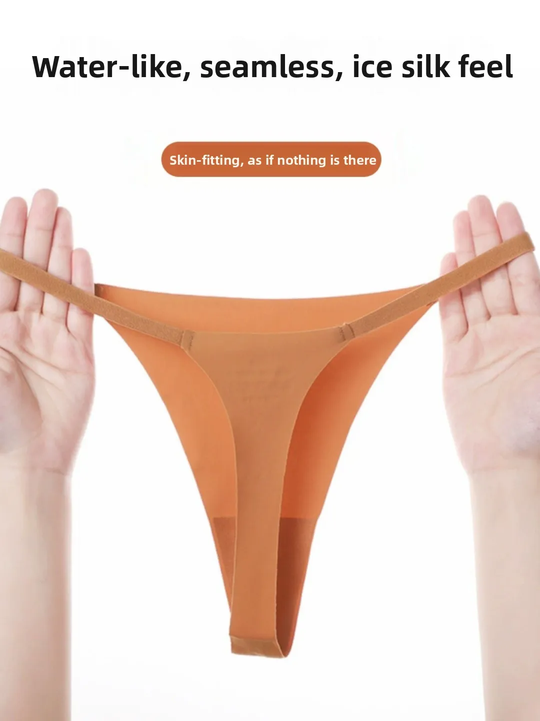 Ultradunne Ijs Zijde Een Stuk Lage Taille Ademend Sexy Dames Slipje T-Strap Slips Sl Nylon Kleur ondergoed