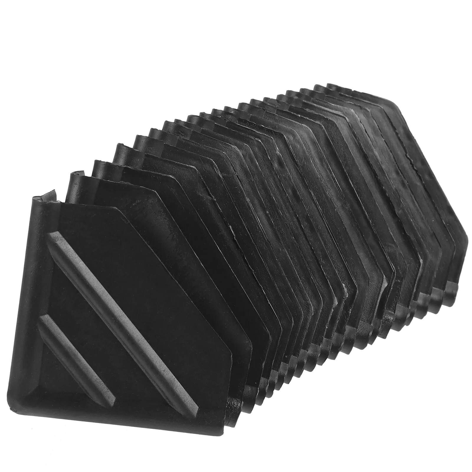 100Pcs Plastic Corner Protectors for Shipping Carton Box Frame Furniture Packing Guard with Strong Anti-Damage Reusable Light