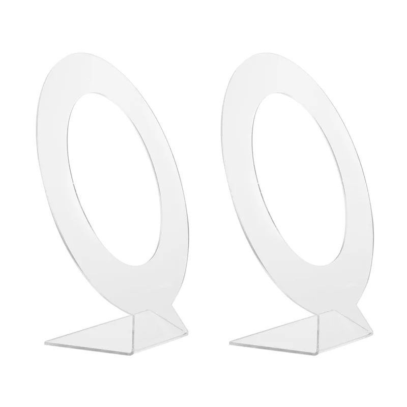 A06K 2 قطعة مشبك شعر أكريليك عرض موقف مشبك شعر تخزين الرف مجوهرات مشبك شعر مستدير عرض موقف دبوس الشعر عرض حامل