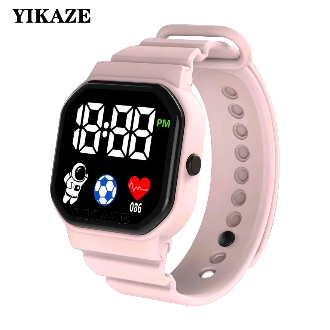 Kids Watch Sport LED Digital Watches Football Silicone Strap Waterproof Electronic Wristwatch for Children Boys Girls Gifts