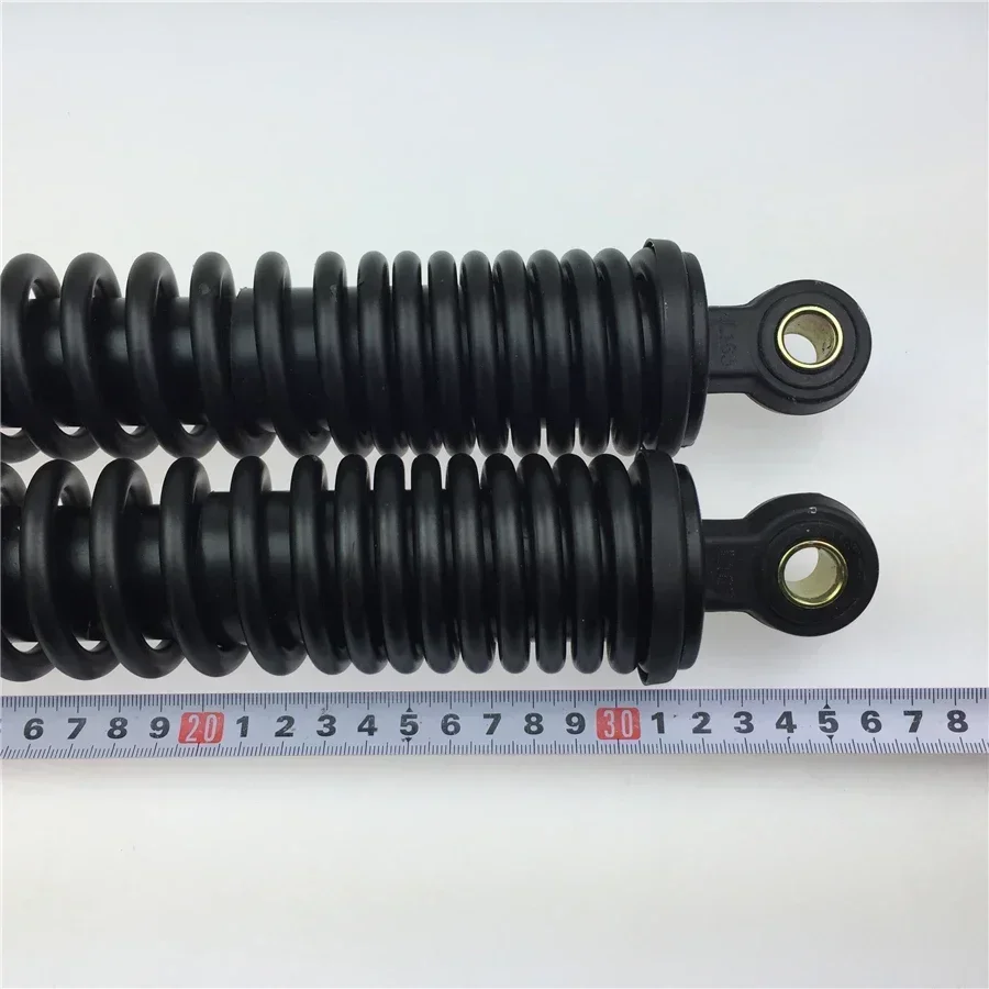2pcs for CG125 Motorcycle Shock Absorbers Modified Extended Damper Custom Pitch about 35CM Matte Black Style