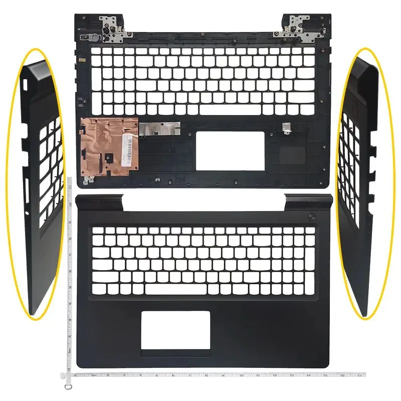 Casing Laptop UNTUK Lenovo Ideapad 700/15 700-15ISK E520-15 RUI7000 LCD casing atas/penutup Bezel/casing atas Palmrest/penutup dasar bawah