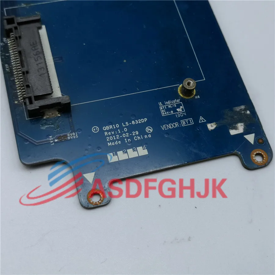 Original For Dell Alienware M18x R2 Reader Sub USB Board YYFHR 0YYFHR QBR10 LS-832DP REV1.0 Works Perfectly Free Shipping