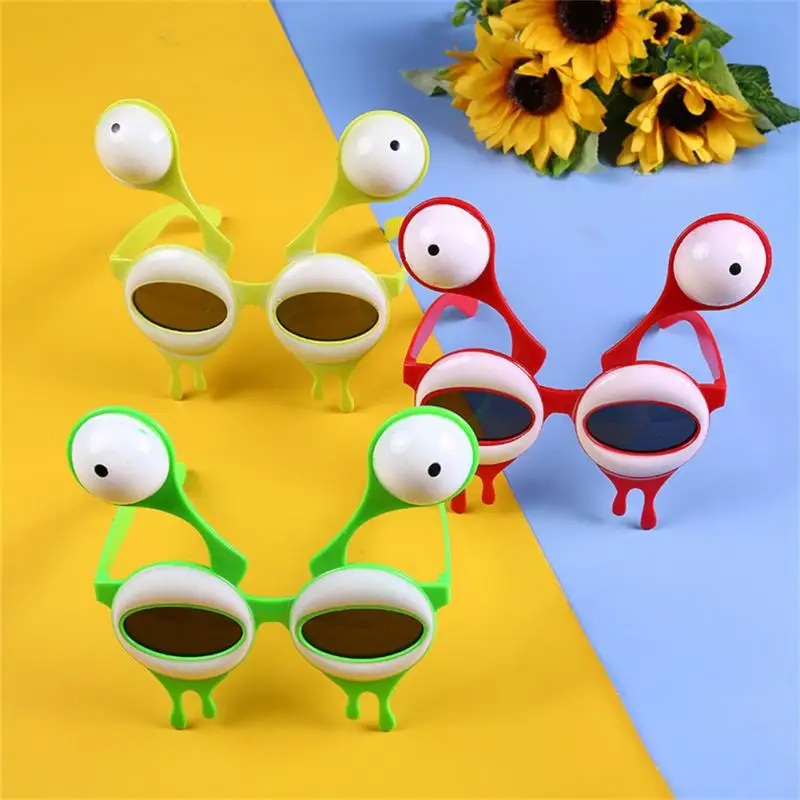 Alien Big Eyed Sunglasses Funny Happy Birthday Party Glasses Self Shot Props Fashion Children Adult Decorative Eyewear