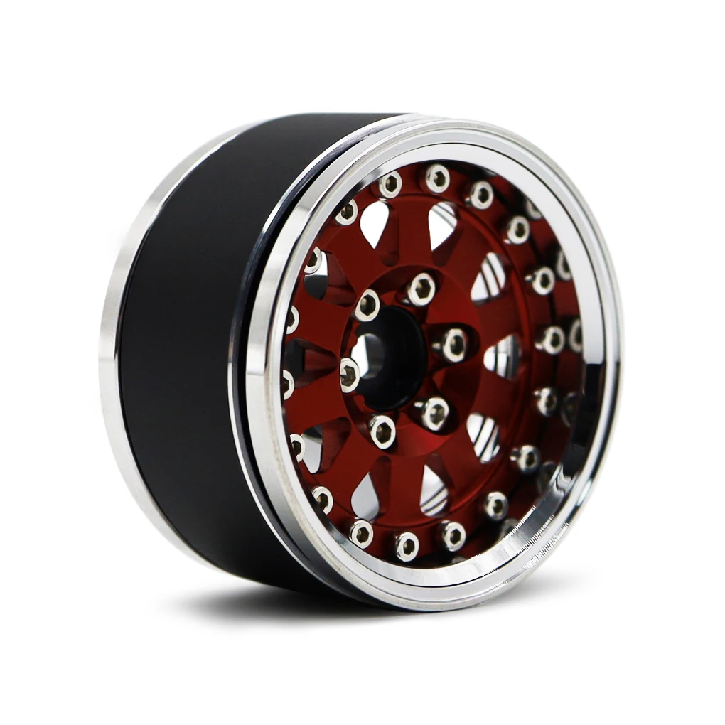 RCGOFOLLOW Aluminum Alloy 1.9 Inch Crawler Metal Wheel Rims With For 1/10 SCX10 D90 TRX4 TF2 CC01 Capra RC Car Part