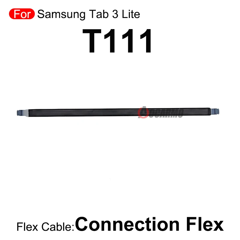 Frontal Câmera e Speaker Botão Conexão, Microfone Board, substituição Cabo Flex, Samsung Galaxy Tab 3 Lite, T111, 7,0"