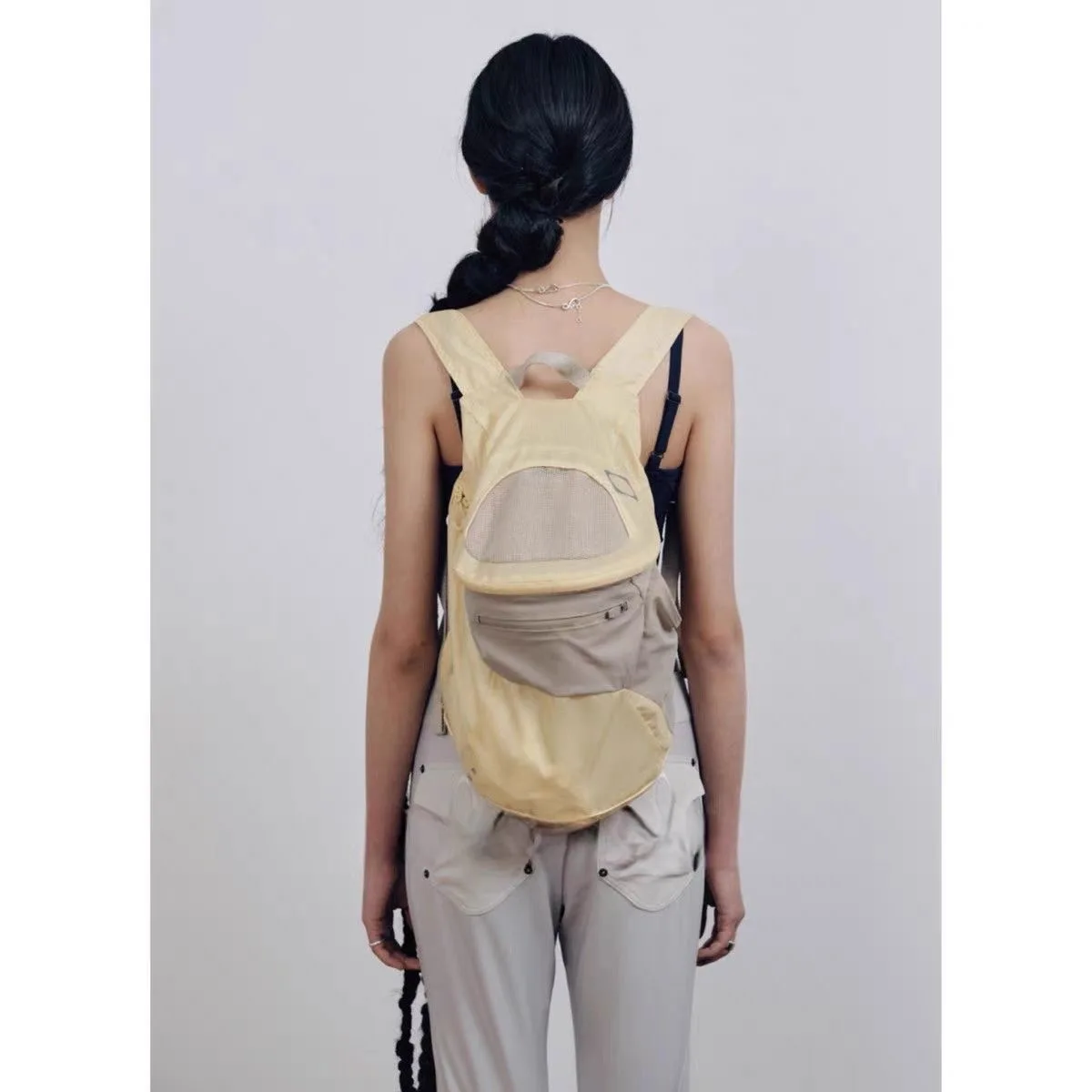 Korean Style Lightweight Casual Versatile Backpacking Bag Spring New Arrival Two Colors Fashionable Multi-Functional Hiking Bag