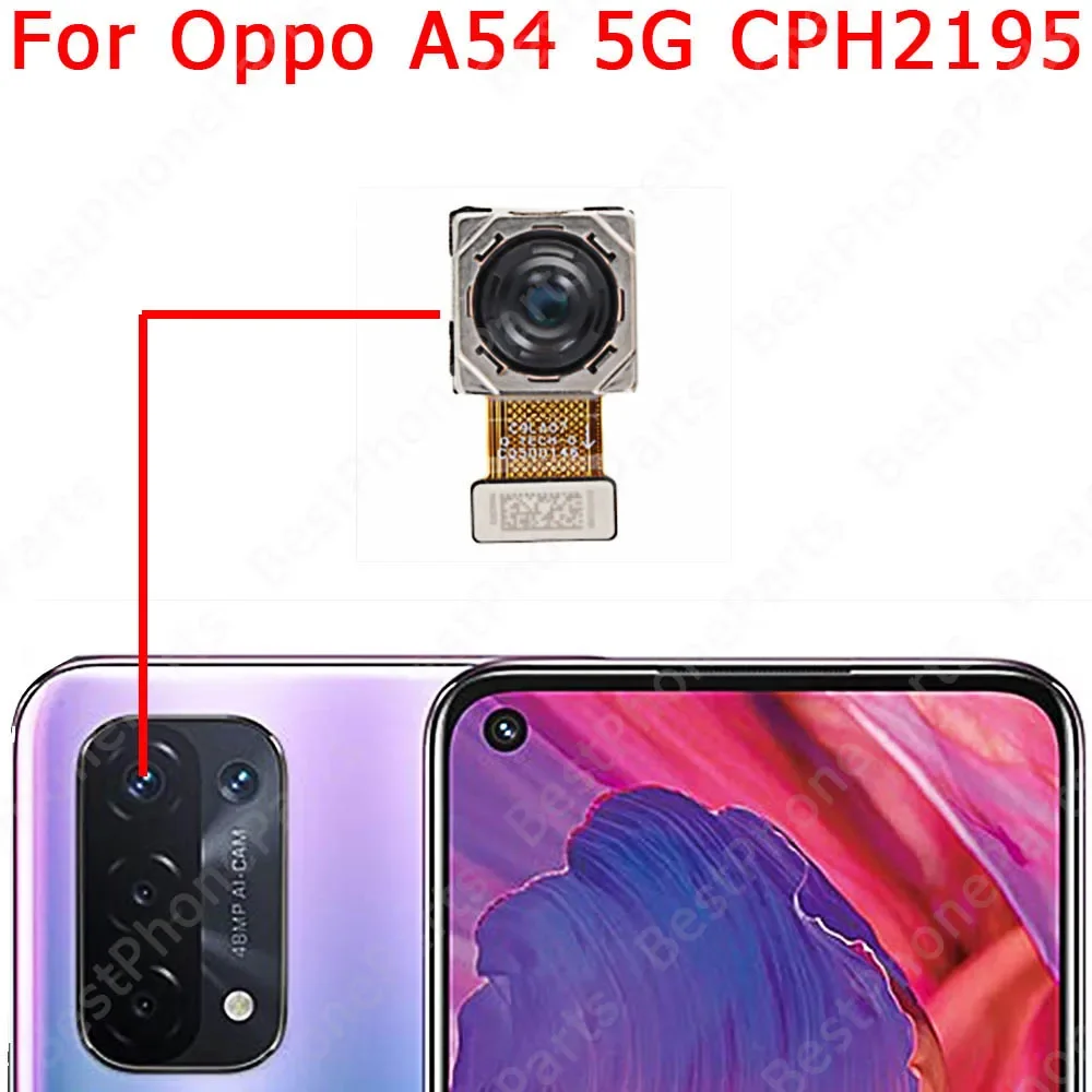 Front Rear Backside Camera For OPPO A52 A53 A53s A54 A54s A57 A59 Facing Back View Selfie Big Camera Module Flex Cable