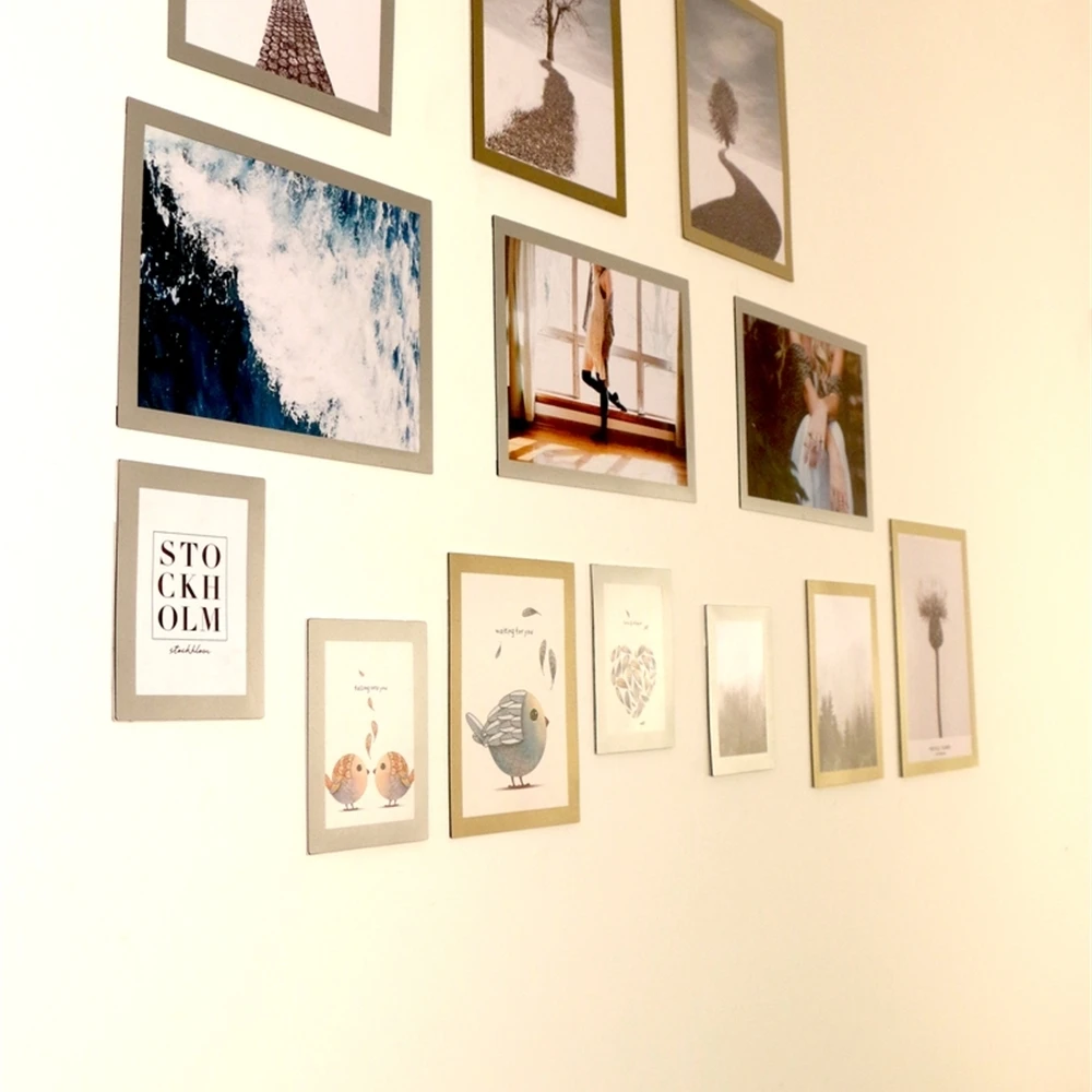 Presentation Folder Sticker Poster Display Case A3 Magnetic Edge Wall Mount Banner Sign Holder Display Wall Picture Photo Frame