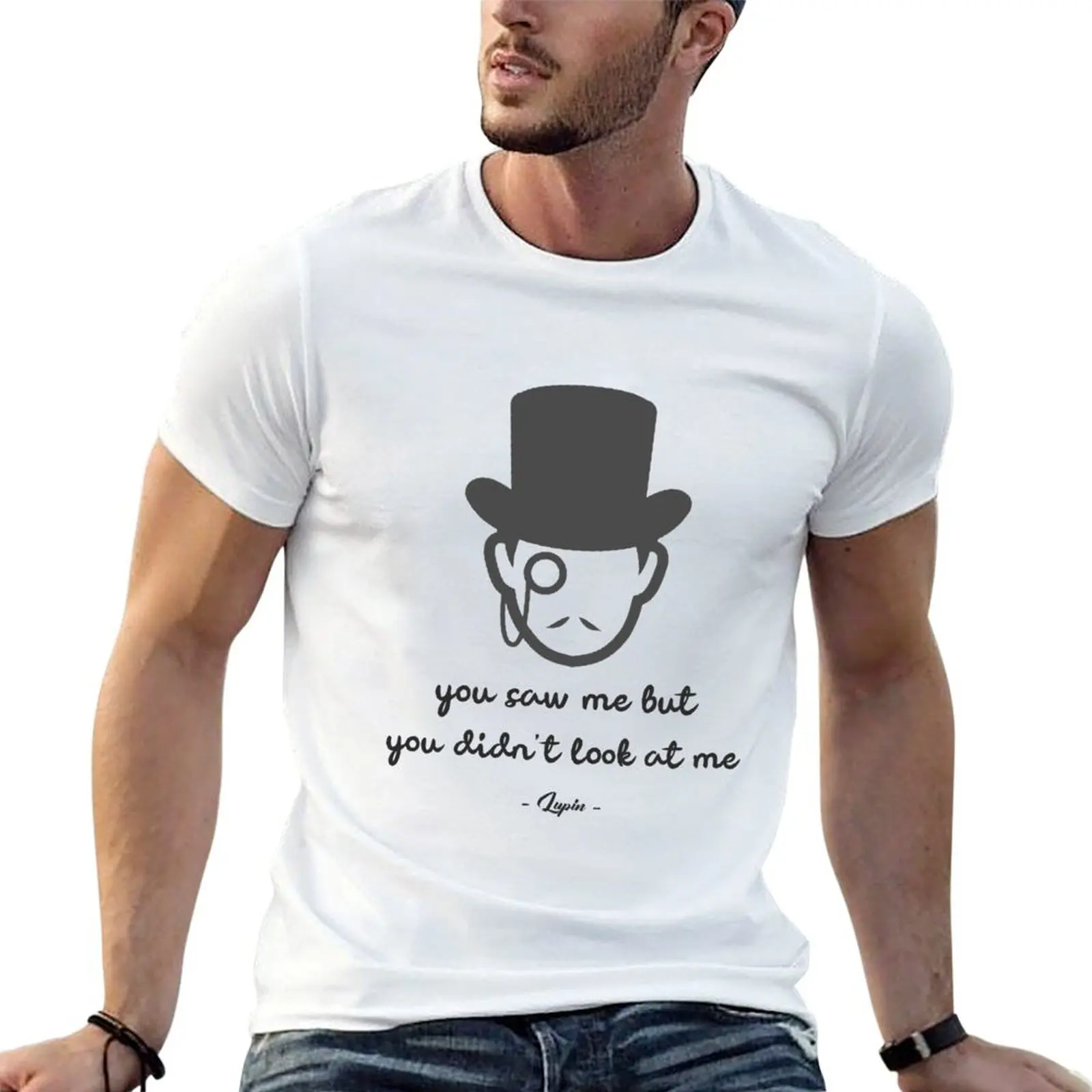 Thief Lupin Netflix quote v.2 english version T-Shirt funny meme t-shirts graphics mens funny t shirts