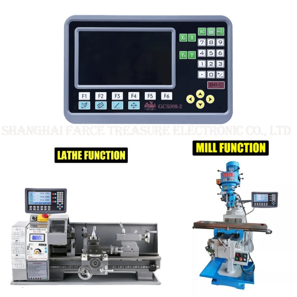 3 Axis DRO Sets LCD Digital Readout Display 5U Grating Linear Scale Encoder Glass Ruler Lathe Grinder Milling Tools 300-1000MM