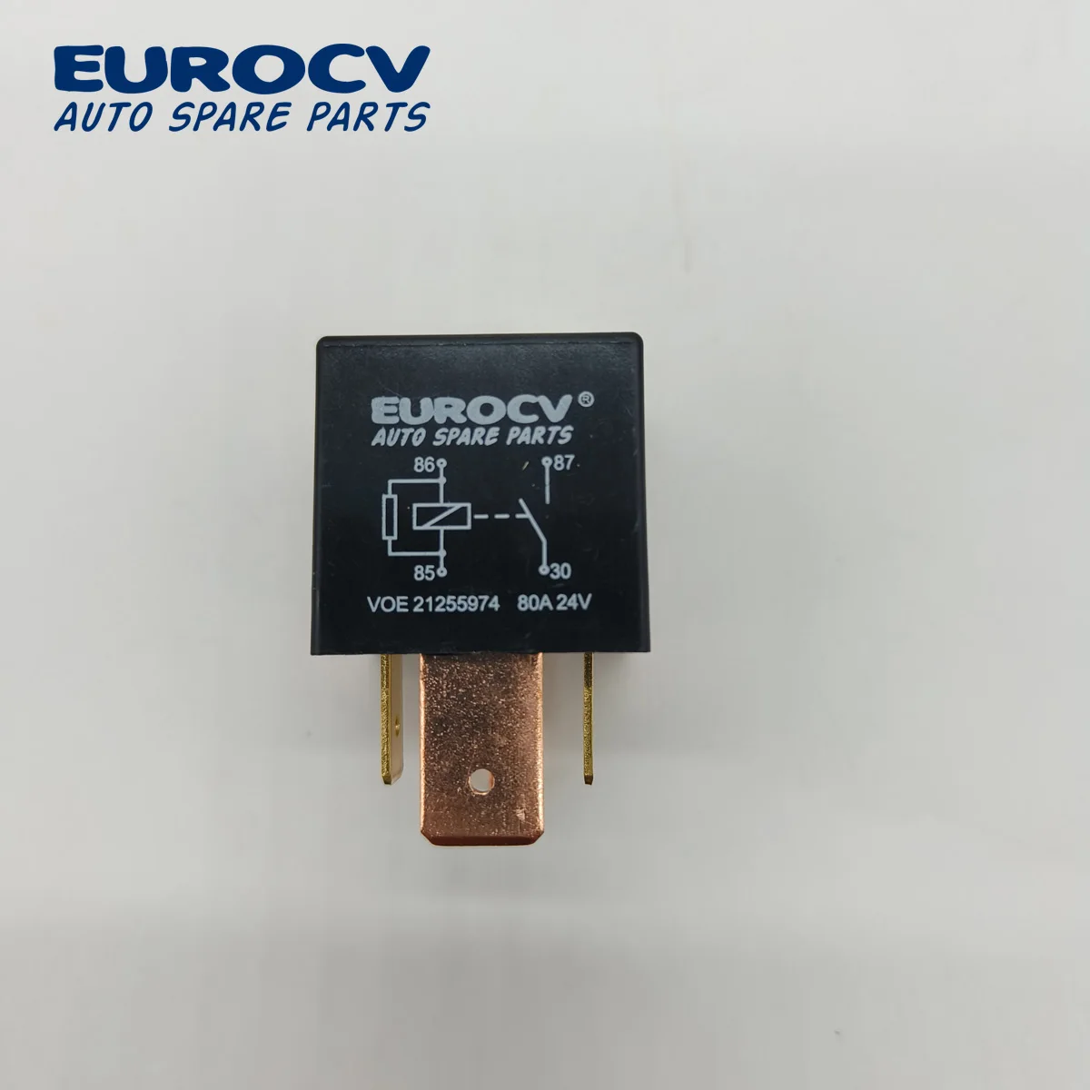 Spare Parts for Volvo Trucks VOE 20390648 21255974 Relay 4 Pin 24V 80A 25 Pcs In One Box