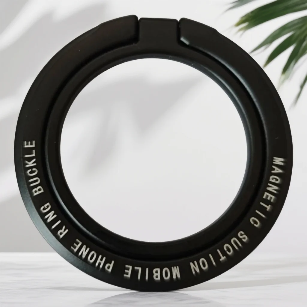 Magnetischer Ring-Handyhalter für MagSafe Tragbarer Magnetischer Klappbarer Ständer Abnehmbarer Griff-Ständer für Handy-Unterstützung