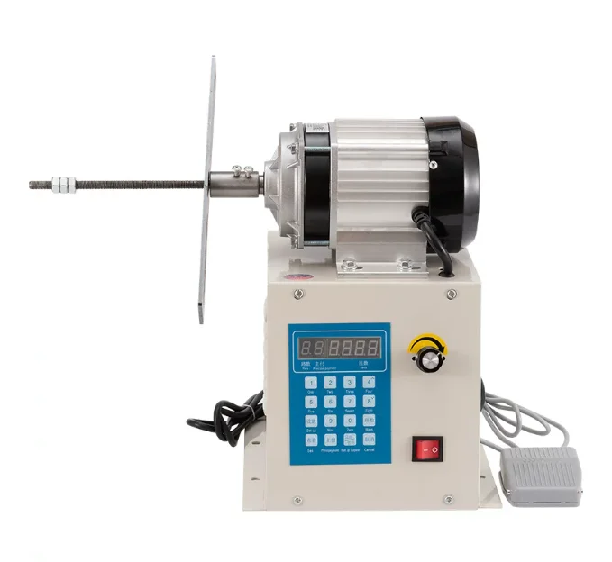 Electric winding machine, enameled wire automatic winding device, digital display of large winding torque