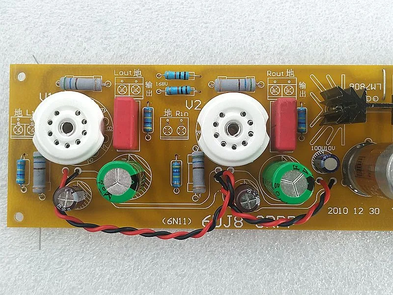 أنبوب إلكتروني 6N11 6DJ8 أنبوب مزدوج Preamp الانتهاء من المجلس
