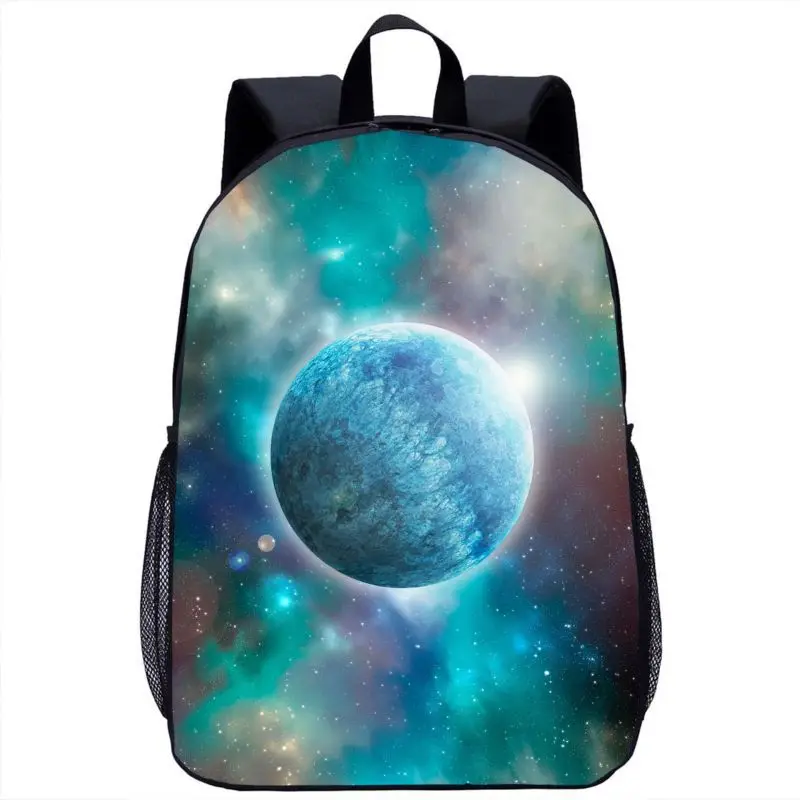 

Outer Space Galaxy Star Print School Backpack for Teenager Boys Girls Travel Daypack Children School Bags Lightweight Book Bag